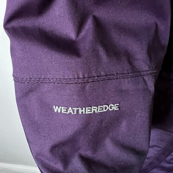 Eddie Bauer Purple WeatherEdge Jacket, removable lining and hood, size Medium - Picture 7 of 14